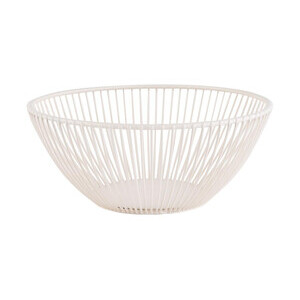Korb SVART Ø 20 cm, H: 8 cm whisper white Assheuer & Pott