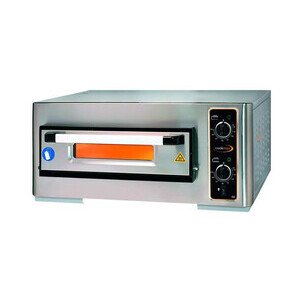 Pizzaofen 1 Backkammer., 4 Pizzen Ø 25 cm
 80,0 x 77,0 x 36,0 400 V / 4,0 kW Cookmax orange