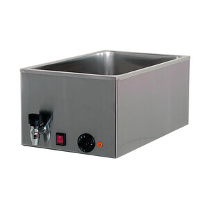 Elektro-Bainmarie
 1x GN1/1,  H 20cm, mit 230V / 1,0kW Cookmax black