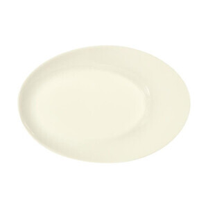 Platte oval 32cm Fahne Silhouette creme Bauscher