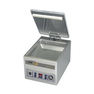 Vakuum-Verpackungsmaschine 8 m3/h  34 x 45 x 37 230 V / 0,35 kW / 50/60 Hz Cookmax black