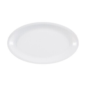 Platte oval 24cm Milano uni Lubiana Porzellan