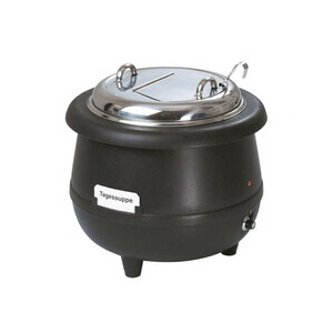 Suppentopf Gourmet 10L
schwarz inkl. Suppenkelle Bartscher