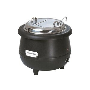 Suppentopf Gourmet 10L
schwarz inkl. Suppenkelle Bartscher