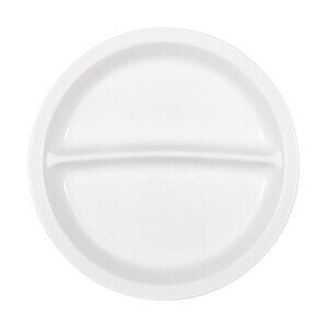 Platte rund tief 2tlg. 5787/25 Porzellan weiss Bauscher