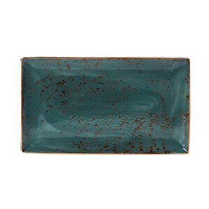 Platte rechteckig  33 x 19cm 1130 Craft Blue Steelite