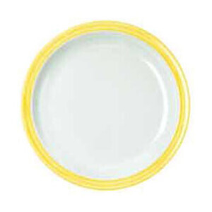 Teller flach Ø 23,5 cm Bistro Melamin Gelb 