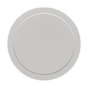Deckel grau flach Ø93 Kunststoff-Deckel Bauscher