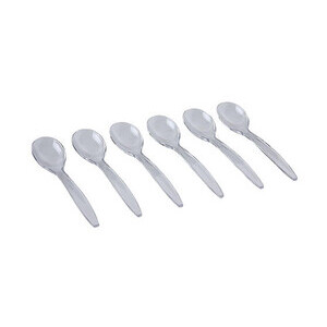 Eierlöffel 13cm Acryl klar  6er-Set Kayser Georg