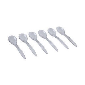 Eierlöffel 13cm Acryl klar  6er-Set Kayser Georg