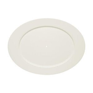 Etageren-Platte oval Fahne 38 cm Purity weiss Bauscher