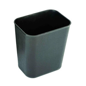 Abfallbehälter, 6,6 l, eckig, schwarz Cookmax black