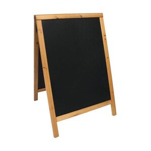 Doppeltafel 85x55cm teak Contacto