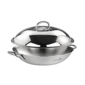 Wok mit Deckel Ø 36cm 6L Gourmet Cookmax