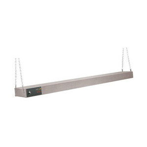 Wärmebrücke mit Kettenaufhängung
 45,5 x 15,2 x 6,5 cm  230 V / 0,38 kW Cookmax black