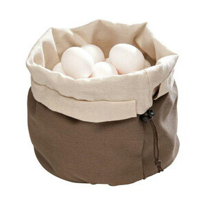 Brottasche m.Kirschkernkissen 20 cm H: 23,5 cm braun beige Assheuer & Pott