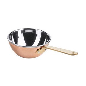 Wok 12 cm aus Kupfer/Edelstahl Contacto