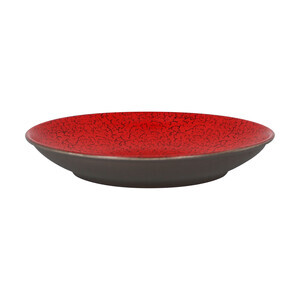 Teller tief 28cm coup Fusion Ruby rot/schwarz RAK