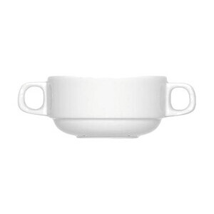 Suppenobere 0,25 ltr. stapelb Porzellan weiss  6257/026 Bauscher
