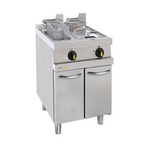 Elektro-Friteuse 2 x 10 Liter 400 V 18 kW 700er Serie Cookmax