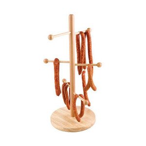 Brezel- oder Wurstständer 28 cm H:50 cm Buchenholz lackiert Assheuer & Pott