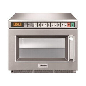 Mikrowellengerät Panasonic NE 2153-2 mit Zwischenplatte Cookmax silver