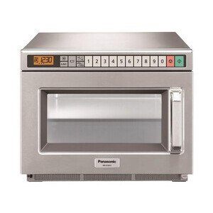 Mikrowellengerät Panasonic NE 2153-2  mit Zwischenplatte Cookmax silver