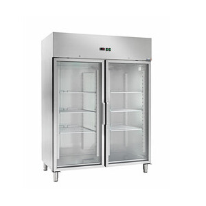 Umluft-Kühlschrank Glastür 1400 l GN 2/1 Cookmax orange