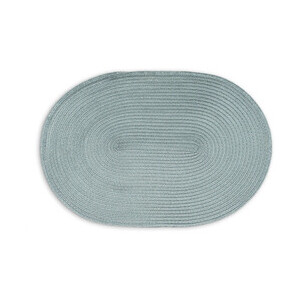 Tischset oval, graublau 45x31cm Continenta