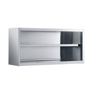 Wandhängeschrank offen Maße:1400x400x650mm Cookmax black