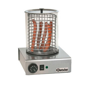 Elektrisches Hot-Dog-Gerät  Glaszylinder: Ø 195 mm, 1,0 kW / 230 V Bartscher