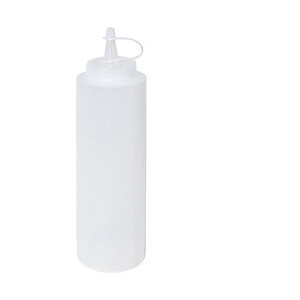 Quetschflasche 0,35 l Neutral Weiss 21cm Hoch Contacto