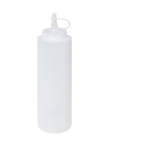 Quetschflasche 0,35 l Neutral Weiss 21cm Hoch Contacto