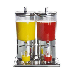 Saftdispenser Top Fresh Duo 18/10 Edelstahl 
2 x 6Liter Assheuer & Pott