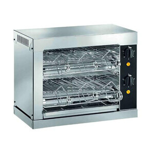 Toaster mit Timer, 2 Heizebenen
440 x 240 x 380 230 V / 3,0 kW Cookmax orange
