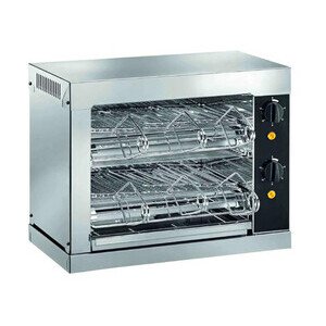 Toaster mit Timer, 2 Heizebenen
440 x 240 x 380 230 V / 3,0 kW Cookmax orange