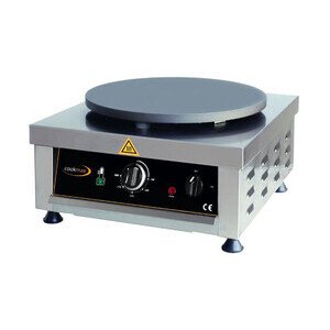 Elektro-Crepiere, 1 Backfläche Ø 40 cm
 50 x 45 x 22 230V / 3 kW Cookmax black