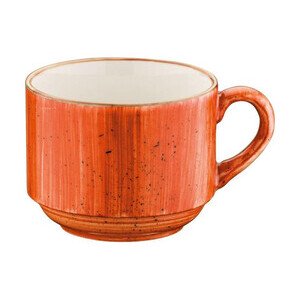 Obertasse stapelbar 21cl Terracotta Banquet Bonna Premium Porcelain