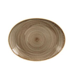 Platte oval 36x27cm Fusion Twirl alga RAK