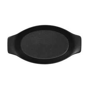 Schale oval 20x11x3,5cm m. Griffen Fusion Neofusion braun RAK