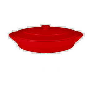 Platte oval 37,2x25cm Fusion Chefs Fusion rot RAK