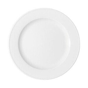 Teller flach 23cm Fahne         5382/23 Bonn weiss Bauscher