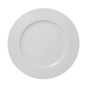 Teller 30,5 cm  flach Roma weiss uni OFS Kleinteich
