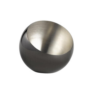 Schale SPHERE Ø 16 cm, H: 15 cm, 0,8 Liter Gunmetal-Look Assheuer & Pott