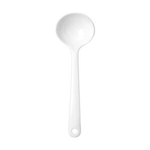 Schöpfkelle 30 cm weiss Kunststoff 130ml 