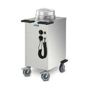 Tellerstapler beheizt Teller Ø 190 - 260
 B 610 x T 459 x H 1072 mm Cookmax silver