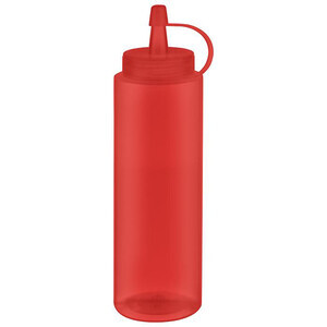 Quetschflasche 0,26ltr. 6er Set H. 18 cm rot Assheuer & Pott