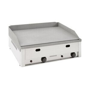 Gas-Grillplatte, glatt
66 x 60 x 22 cm  8 kW Cookmax black