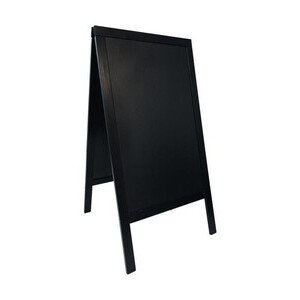 Doppeltafel 120 cm, schwarz Contacto