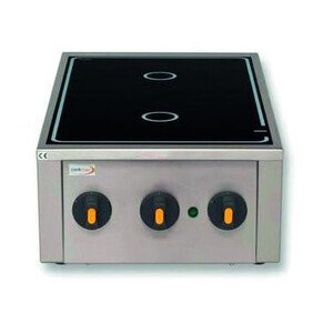 Induktions-Kochfläche, 7,0 kW 40,0 x 60,0 x 20,0 230 V / 7,0 kW Cookmax black